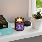 Scented 100% Natural Soy Candle (Multi-Size, Amber Jar)