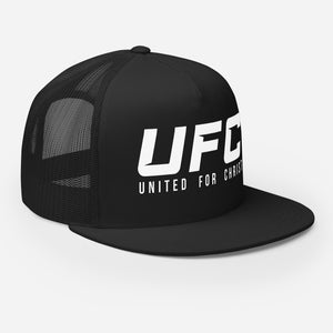 UFC United For Christ (Flat Bill DTG Print)  Trucker Cap