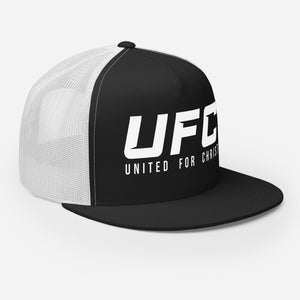 UFC United For Christ (Flat Bill DTG Print)  Trucker Cap