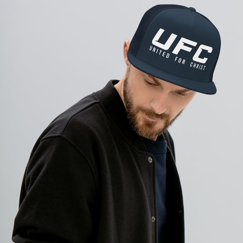 UFC United For Christ (Flat Bill DTG Print)  Trucker Cap