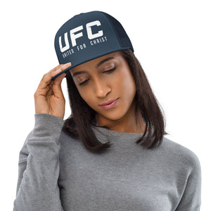 UFC United For Christ (Flat Bill DTG Print)  Trucker Cap