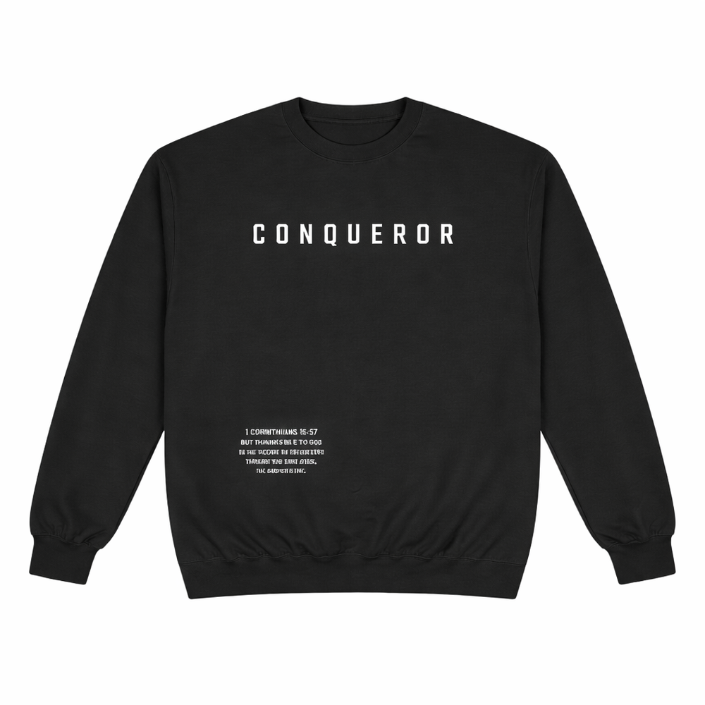 Conqueror Sweatshirt — Inspirational Champion Crewneck