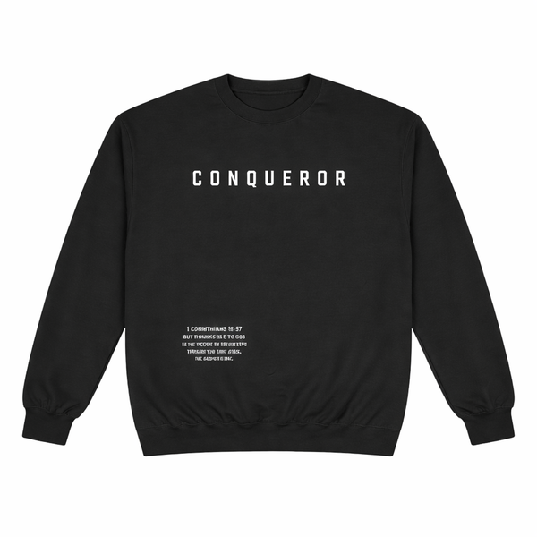 Conqueror Sweatshirt — Inspirational Champion Crewneck
