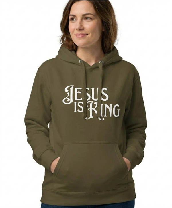 Jesus Is King Hoodie – Bold Christian Streetwear for Believers