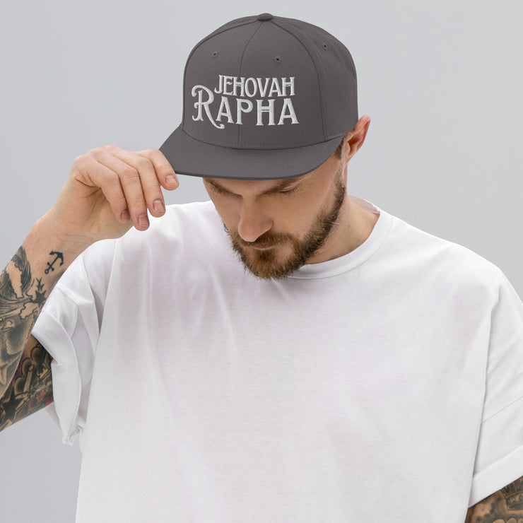 Jehova Rapha Snapback Crown (Flat Bill Embroidered)