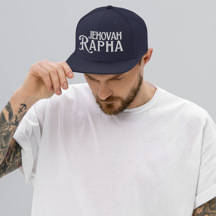 Jehova Rapha Snapback Crown (Flat Bill Embroidered)