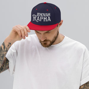 Jehova Rapha Trucker Hat (Embroidered Flat Bill)