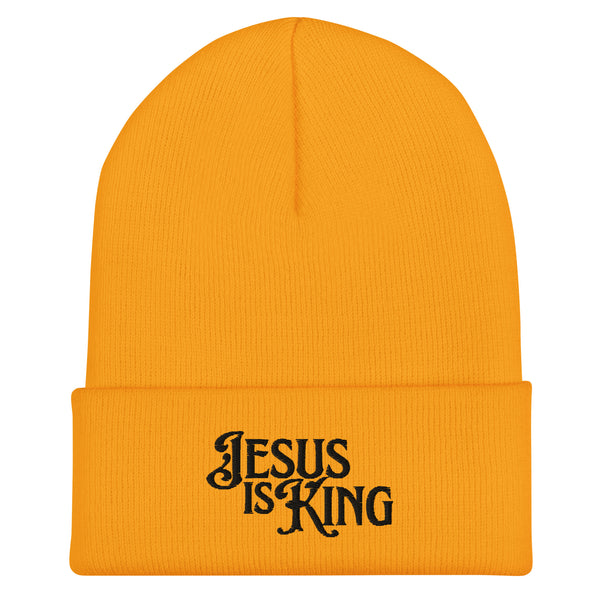 Jesus Is King Beanie | Christian Beanie for Men & Women