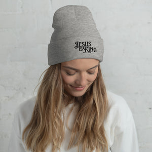Jesus Is King Beanie | Christian Beanie for Men & Women