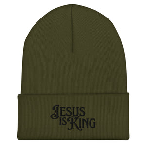Jesus Is King Beanie | Christian Beanie for Men & Women