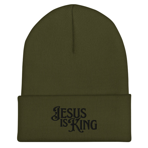 Jesus Is King Beanie | Christian Beanie for Men & Women
