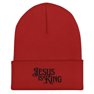 Jesus Is King Beanie | Christian Beanie for Men & Women