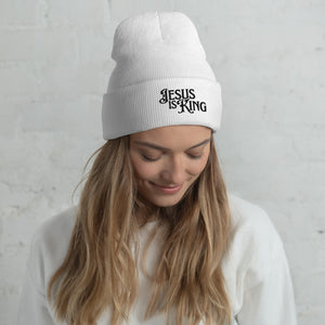 Jesus Is King Beanie | Christian Beanie for Men & Women