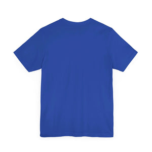 Royal blue Entire Generation Searching for God Christian shirt back view