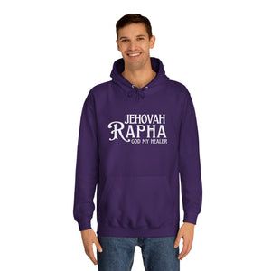Purple Jehovah Rapha God My Healer Christian hoodie