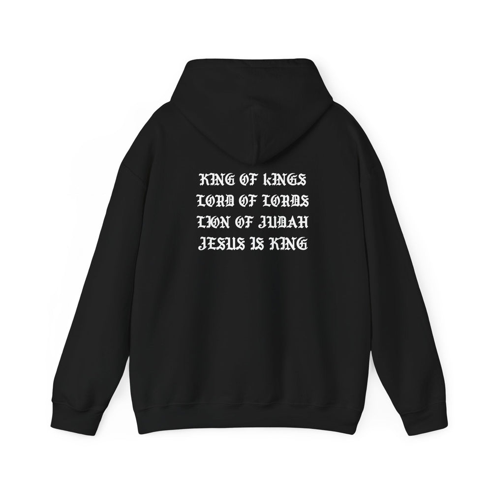 Jesus Is King hoodie with small front chest print