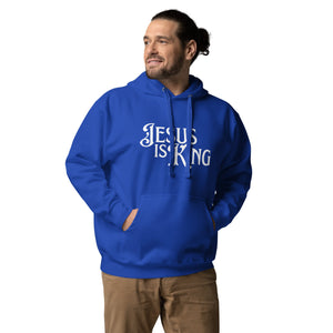 Blue Jesus Is King Christian hoodie