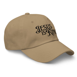 Jesus is King Front Angle Womens Dad Hat