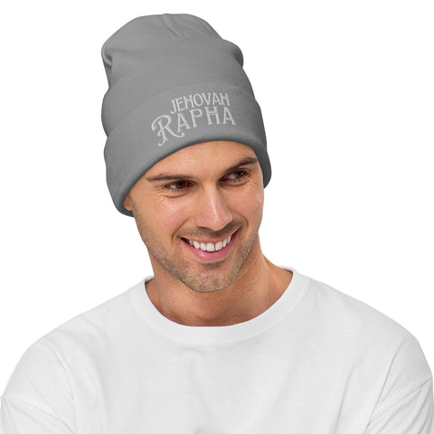 Jehova Rapha God MY Healer Embroidered Beanie