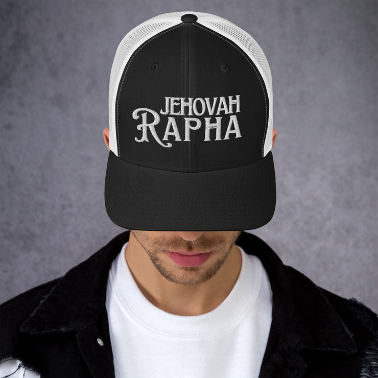 Jehova Rapha God My Healer Trucker Crown (Curve Bill)