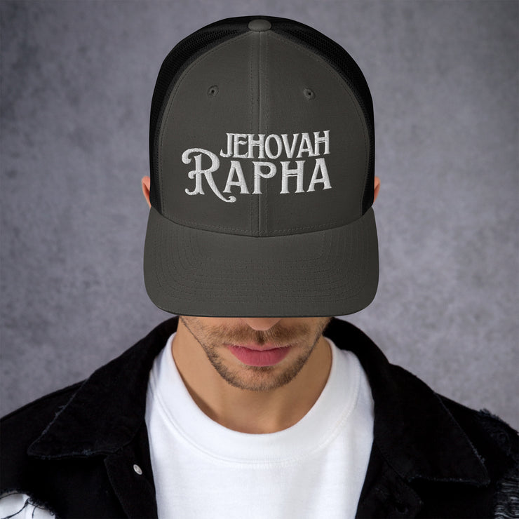 Jehova Rapha God My Healer Trucker Crown (Curve Bill)