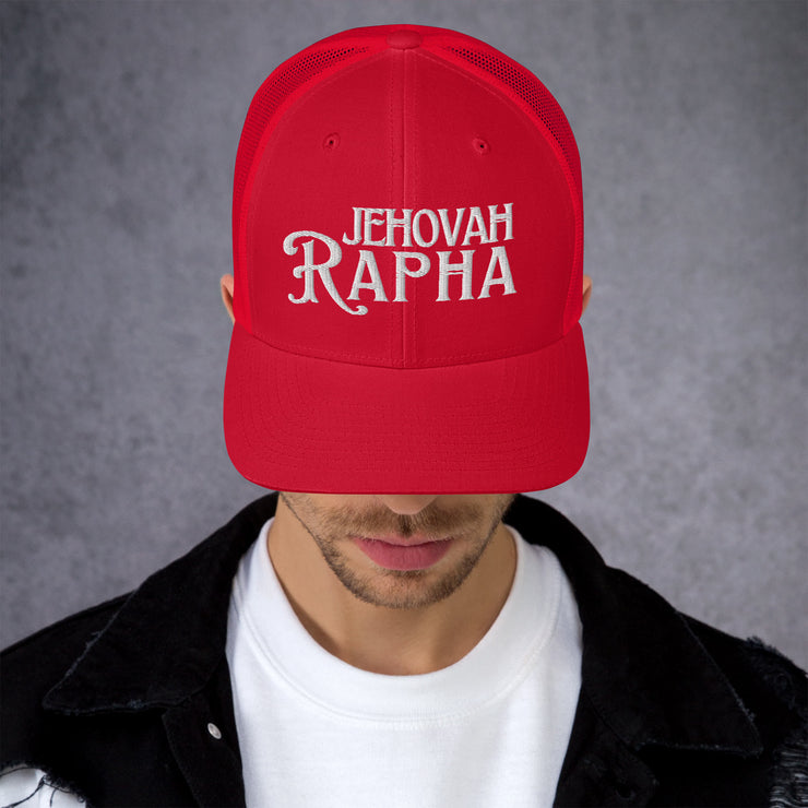 Jehova Rapha God My Healer Trucker Crown (Curve Bill)